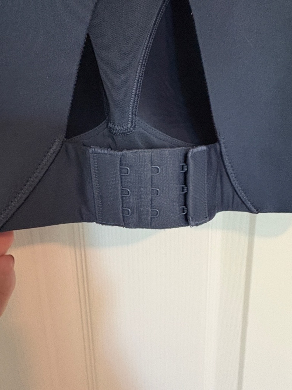 High-Support Navy Racerback Sports Bra - Picture 4 of 4